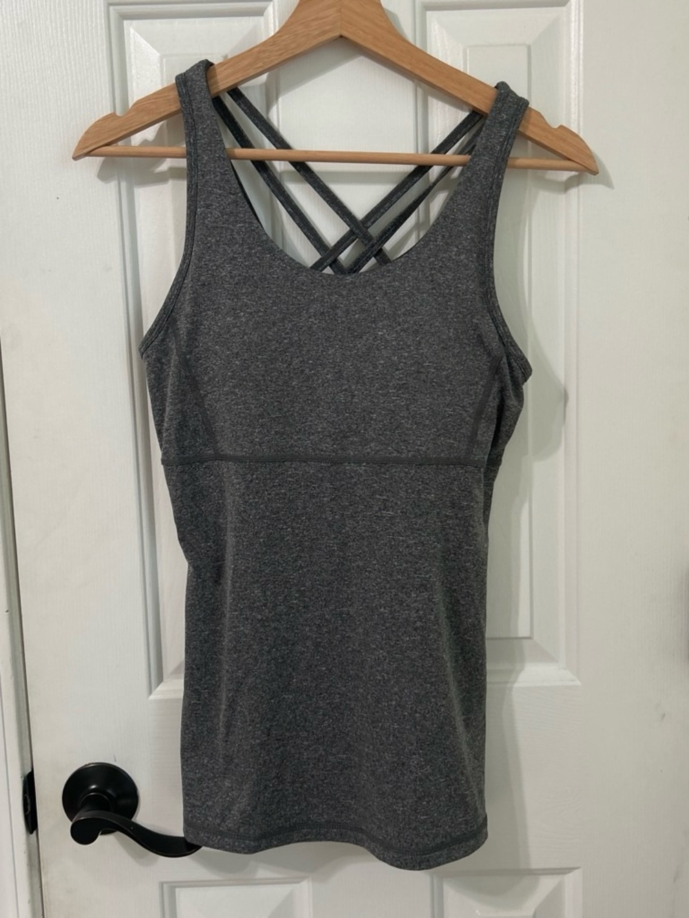 Head Dark Gray Crisscross Back Tank Top